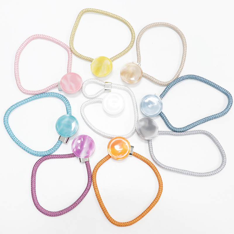 Picture of Cross-border spot running volume a pair of curtain buckle jade material accessories binding curtain accessories binding rope curtain binding