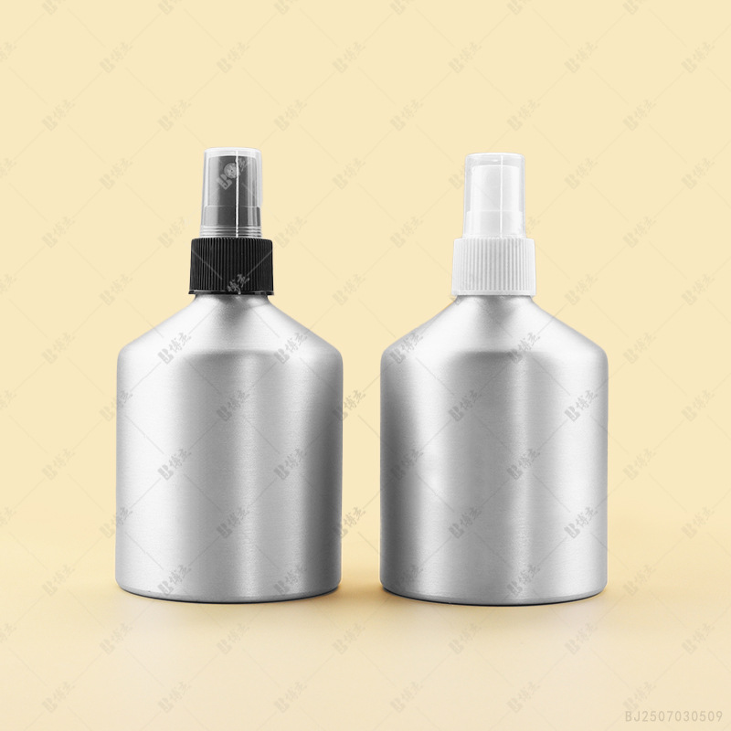 Picture of Aluminum Bottle Empty Bottle 250ml Slanted Shoulder Screw-Top Metal Can Pet Fish Oil Deodorant Aluminum Can Aluminum Packaging Can