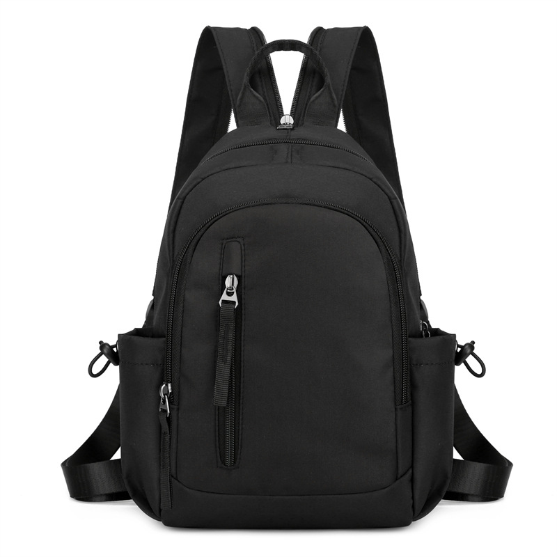 Picture of Casual all-match chest bag fashionable waterproof nylon cloth bag trendy outdoor shopping handbag multi-functional backpack