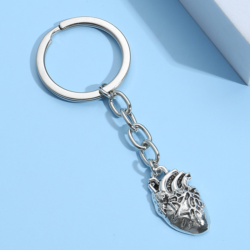 European and American Alternative Foreign Trade Jewelry Human Organ Decomposition Brain Lung Visceral Physician Keychain