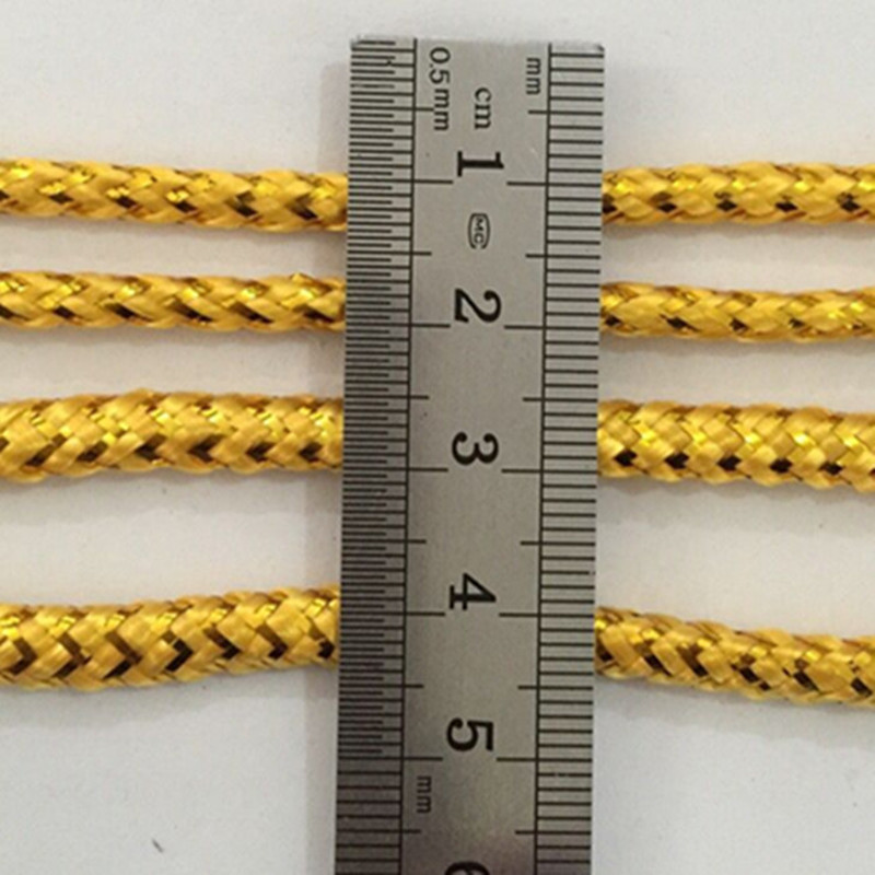 Picture of Gold Wire Rope Eight Strands 16 Strands Gold and Silver Wire Clip Gold Gift Bag Wedding Candy Box Packaging Ready for Multi-Color Can Be Customized