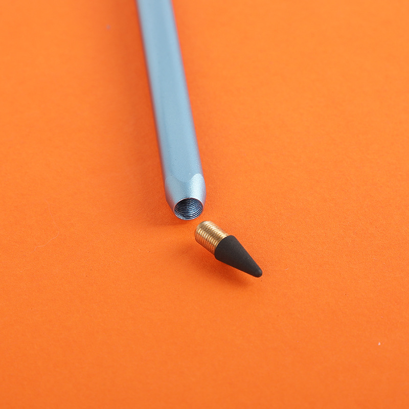 Picture of Metal pen eternal pen eternal pencil square 5 Color student supplies basic supplies wholesale