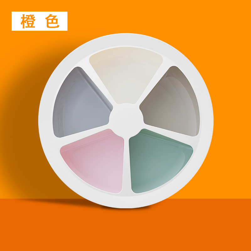 Picture of Lemon Fruit Plate Candy Box Light Luxury Creative Flower Type Split New Year Nut Dried Fruit Plate Factory One Piece
