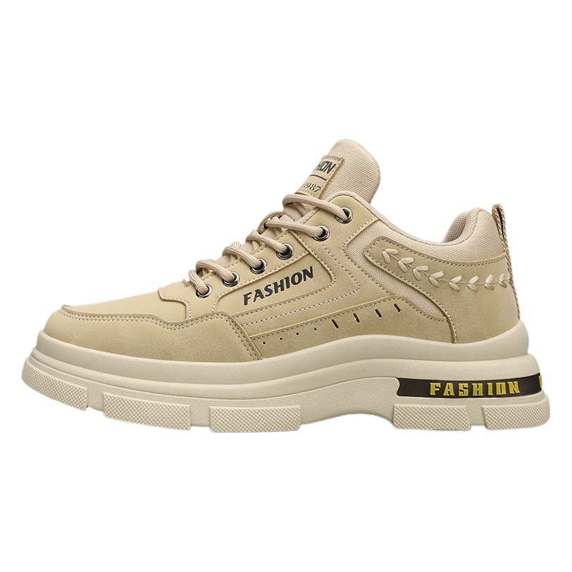 Autumn New Martin boots men's low-top retro workwear motorcycle boots outdoor thick-soled trendy sports Board Shoes