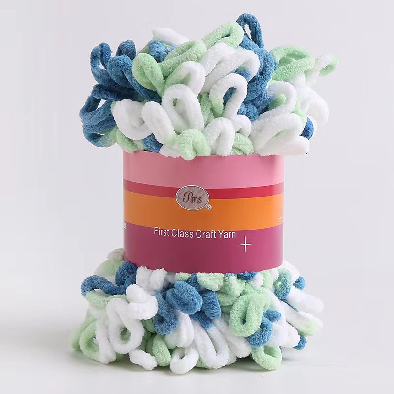 Picture of Loop Yarn Ear Yarn Medium-Thick Yarn for Hand Knitting DIY Pillows, Blankets, Scarves, Ice Yarn in Stock Wholesale