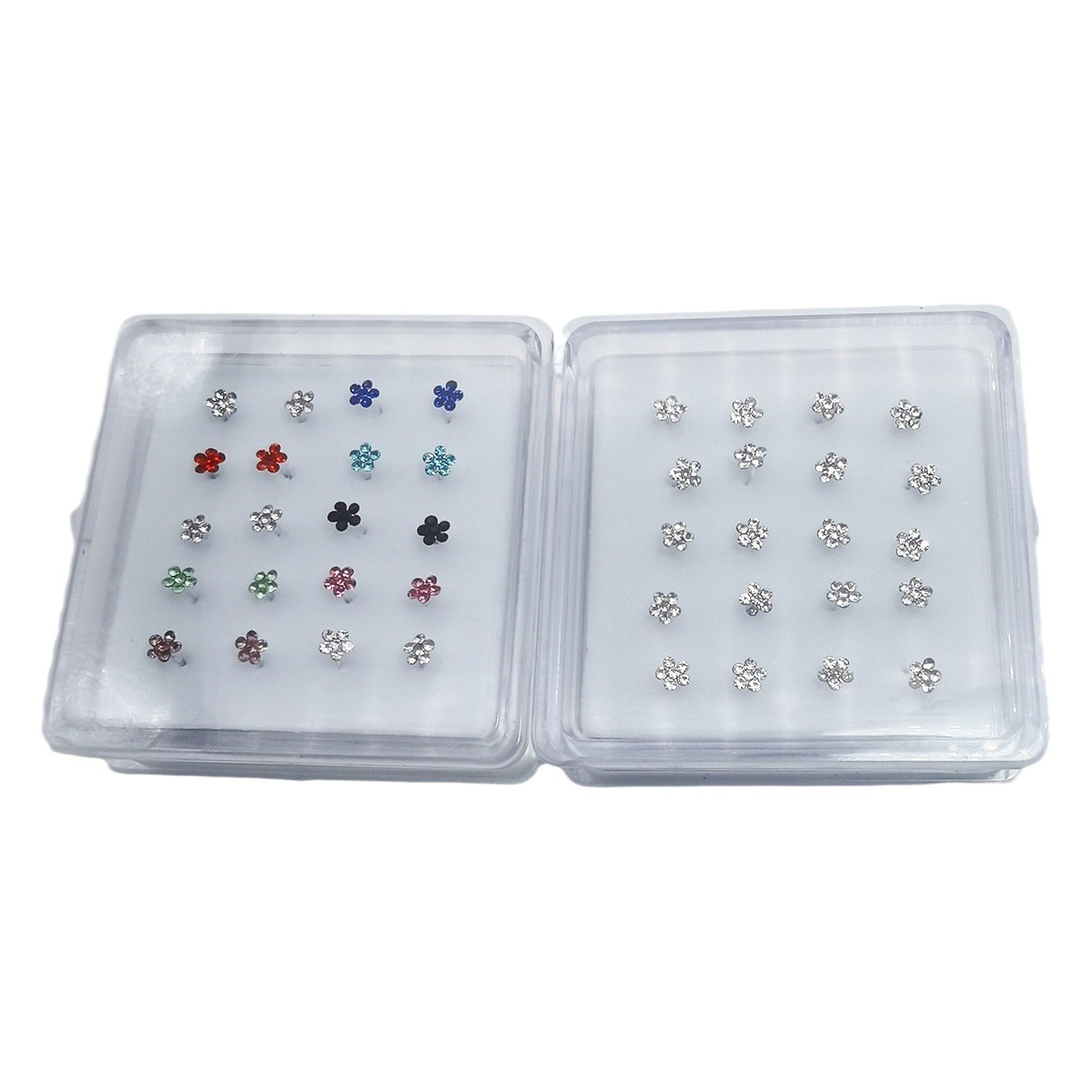 20 Pack a box of 925 silver nose nails plum nose nails