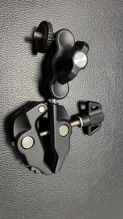 Picture of Small magic hand bracket double head screw connection strange hand magic arm bracket flash pea clip pea pod