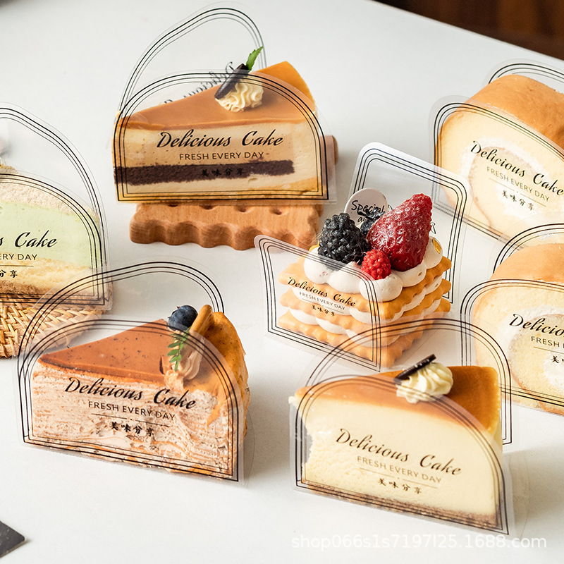 Cake Rim Base, Pastry Transparent Mousse Pad, Hard Rim, Rectangular Triangle Shape, Cutting Block, Baking Accessories, Dessert
