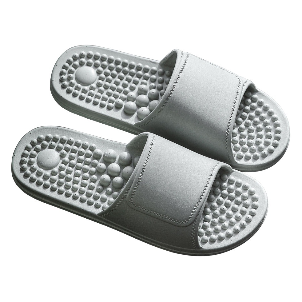 Massage Slippers Indoor Household Foot Acupoint Non-Slip Home Soft Bottom Bath Bathroom Slippers Wholesale Soft