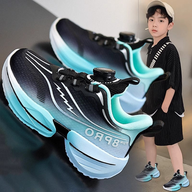 Boys' Shoes 2025 New Spring Kidsren's Red Rabbit 8Por Sports Shoes Boys Training Mesh Basketball Shoes Breathable