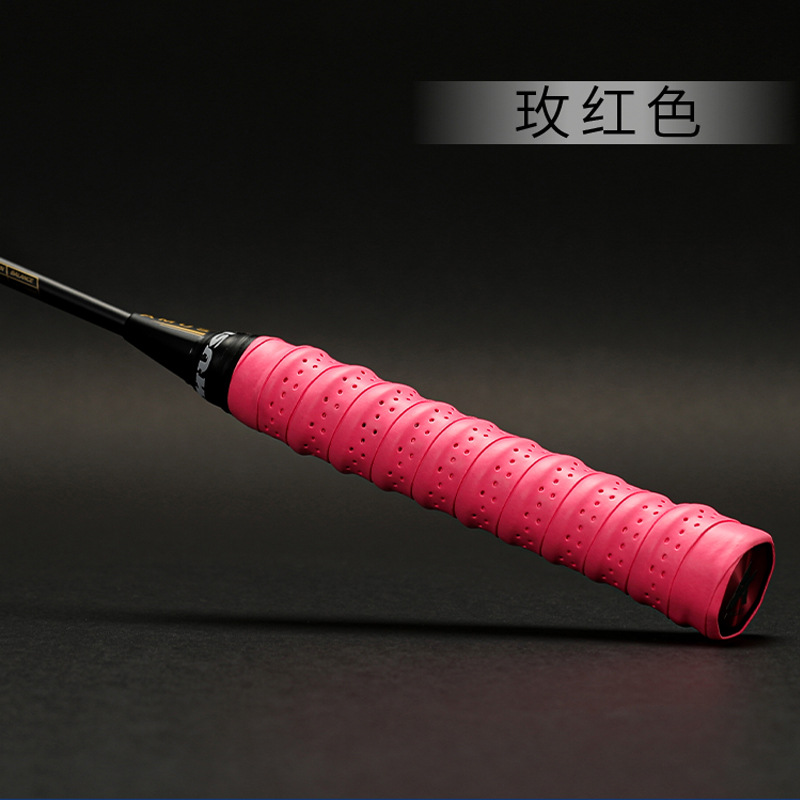 Picture of Crepe Hand Glue Thickeneded Non-Slip Badminton Sweat-Absorbent Tape Coated Perforated Tennis Racket Handle Leather Fishing Rod Wrapping Tape