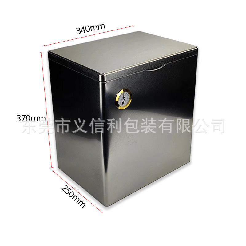 Super large 3kg Xinwill tangerin metal barrel 8kg green tea loose tea tin humidity monitoring tinplate box