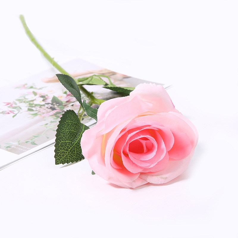 Picture of Cross-Border Supply Velvet Rose Home Decoration Wedding Bouquet Gothic Halloween Black Rose Simulated Rose