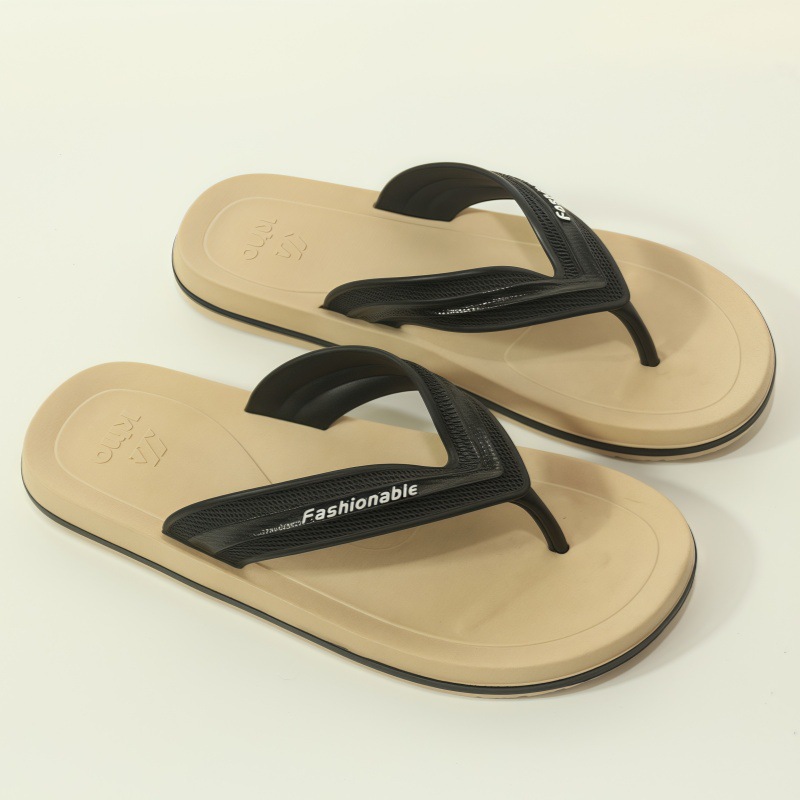 Men's cross-border slippers, summer non-slip wear-resistant flip-flops, men's couple's style, 3D trendy slippers, beach sandals, export slippers