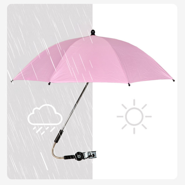Picture of Creative Baby Stroller Sunshade Universal Umbrella Baby Car Umbrella Stroller Tricycle Stroller Sun Protection Umbrella
