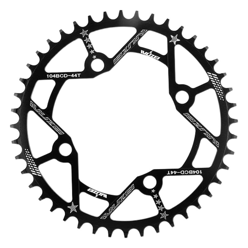 Snitch 104Bcd Positive and Negative Chainring 32T44T46T48T50T52T Disc Mountain Bike Chainring Single Disc