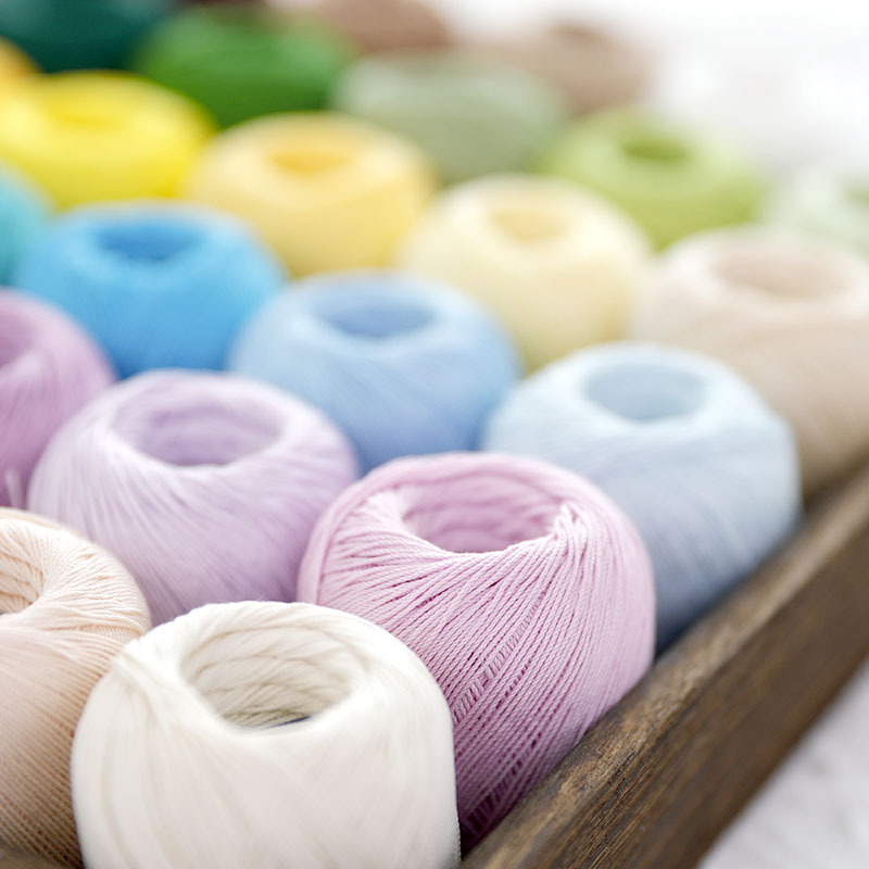 Picture of Snow Feir No. 8 Pearl Lace (10g Pack) Micro Crocheted Wool Silk Light Spring and Summer Cotton Crochet