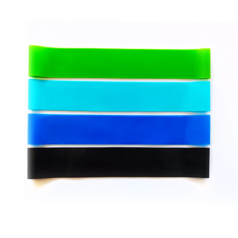 Picture of 0.6mm Kidsren's Seat Beach Chair Elastic Band Leg Rehabilitation Training Posture Fitness Elastic Circle Resistance Band