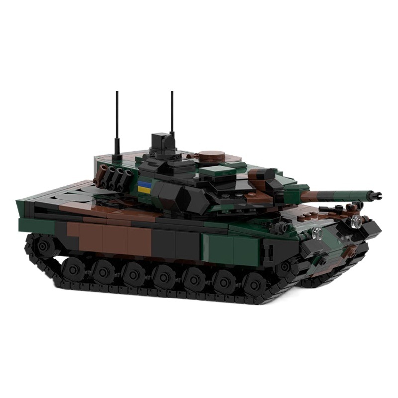 Compatible with Lego MOC-164761 Leopard 2 tank model military series assembled puzzle building blocks toy suit men