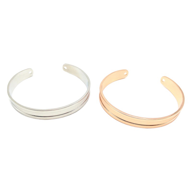 Manufacturer's New Korean Fashion C-Shaped Metal Bracelet Dw Bracelet Versatile Popular Couple Rose Gold Bracelet