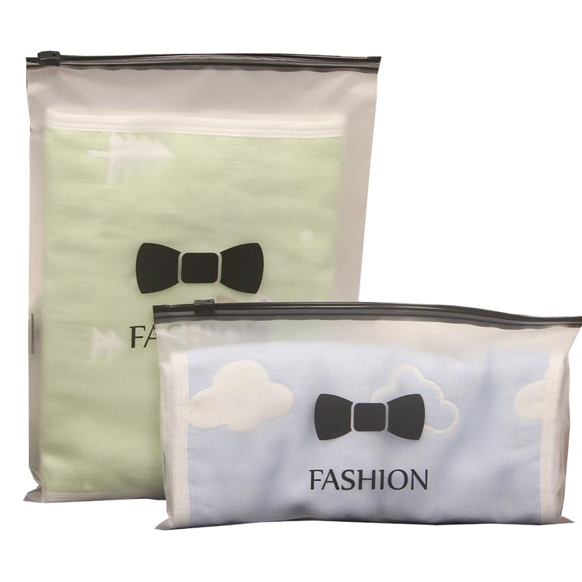 EVA Frosted Panties Packaging Bag Socks Towel Zipper Bag Leggings Pantyhose Silk Stockings Swimwear Underwear Bag