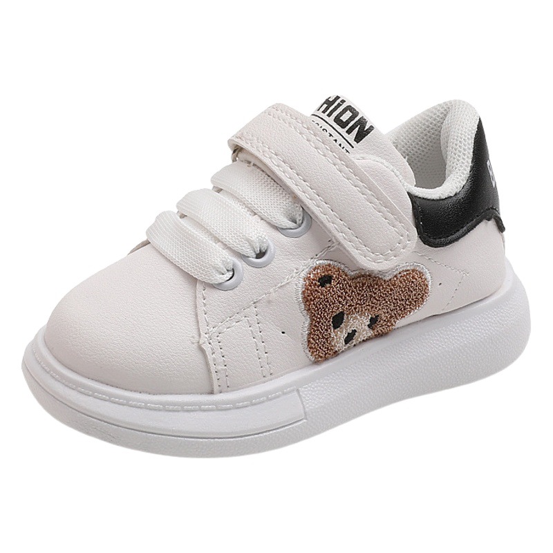 Children's shoes autumn new children's board shoes sneakers panda baby girls white shoes boys casual shoes 1-6 years old