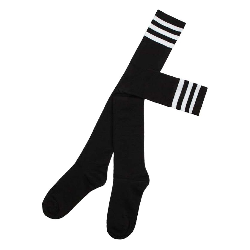 Lolita Striped Over-the-Knee Socks JK College Style Lolita Cosplay Women's Stockings JK Cotton Socks