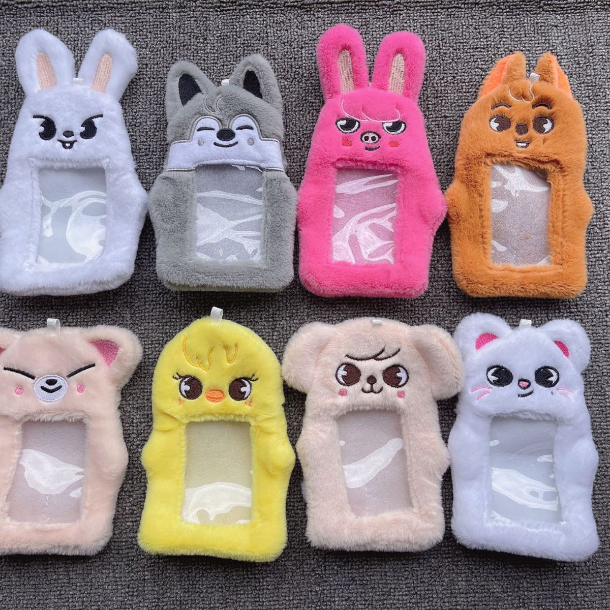Li Longfu FELIX Fang Can BANG CHAN Bus Card Set Rabbit Hair Card Set Protection Star Catching Set Goo Card