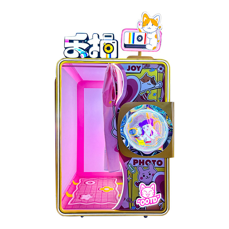 Internet-famous Lepai mini photo machine, mall coin-operated selfie device, cute and fun themed instant camera