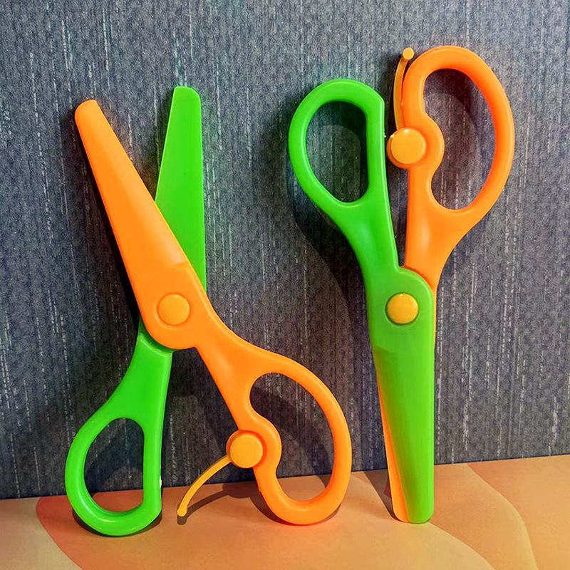 Picture of Children's Scissors, Safe, Handmade, Round-Headed, Stationery, Kindergarten Paper-Cutting, Primary School Students' Art, Art and Craft, Office Scissors Wholesale