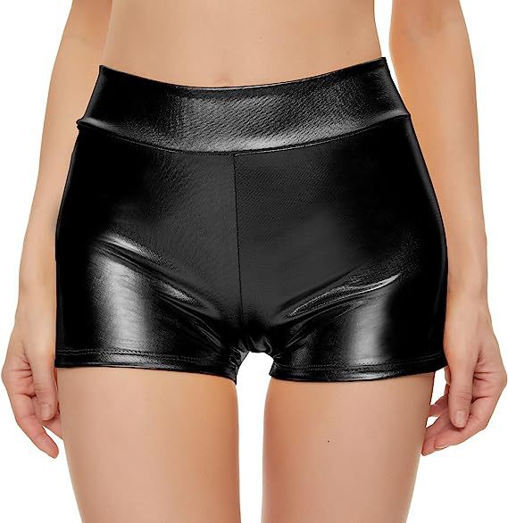 Picture of Factory direct women's cross-border explosions wear high waist shorts nightclub performance clothes bronzing sexy women's hot pants