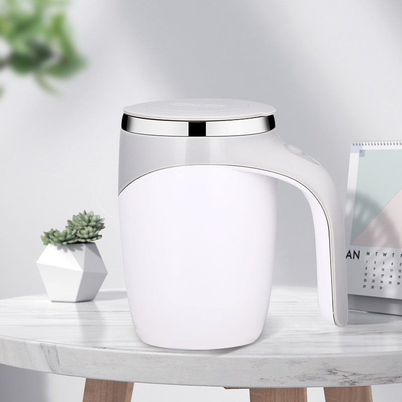 Picture of Lazy Coffee Mixing Cup Automatic Mixing Cup Magnetic Rotating Electric Milk Cup Mug 304 Stainless Steel