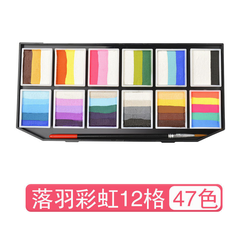 Picture of Children's Human Face Painting suit Festival Comic-Con Makeup 3D Painting Pigments Water-soluble Washable Pigments