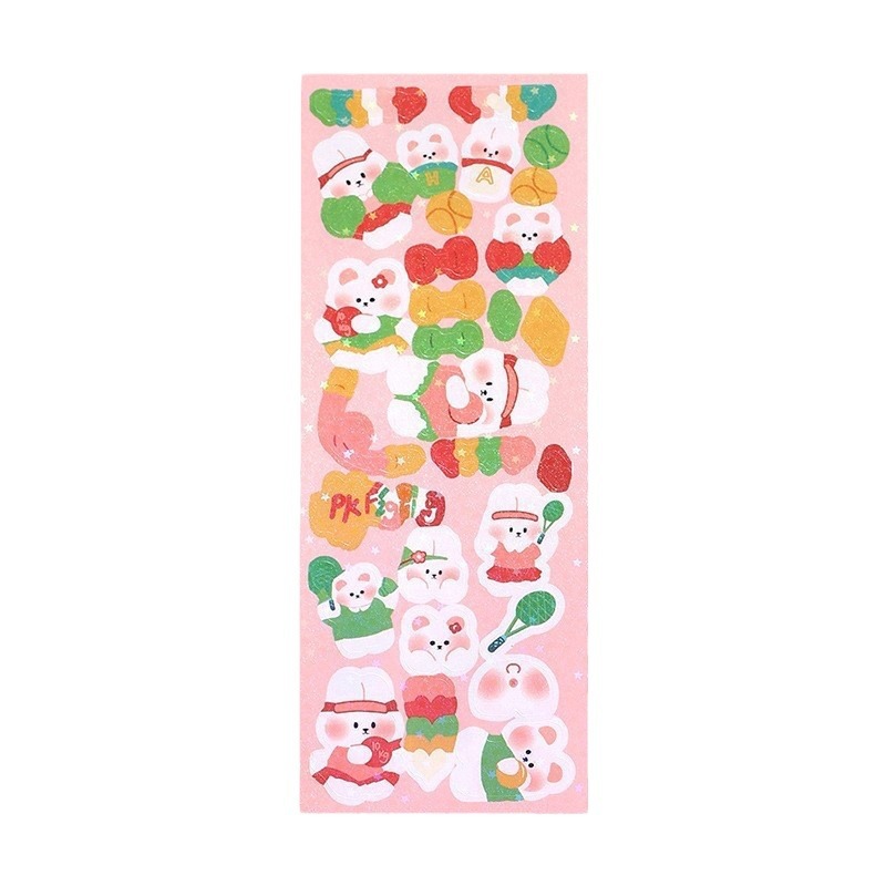 Picture of 200 Non-Repeating Cute Handbook Stickers DIY Decorative Handbook Goo Card Sticker Material Ins Kidsren's Cartoon Stickers