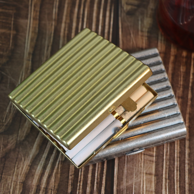 KUBOY Cool Brass Material Metal Clip 84mm Long 20 Pieces Corrugated Cigarette Box