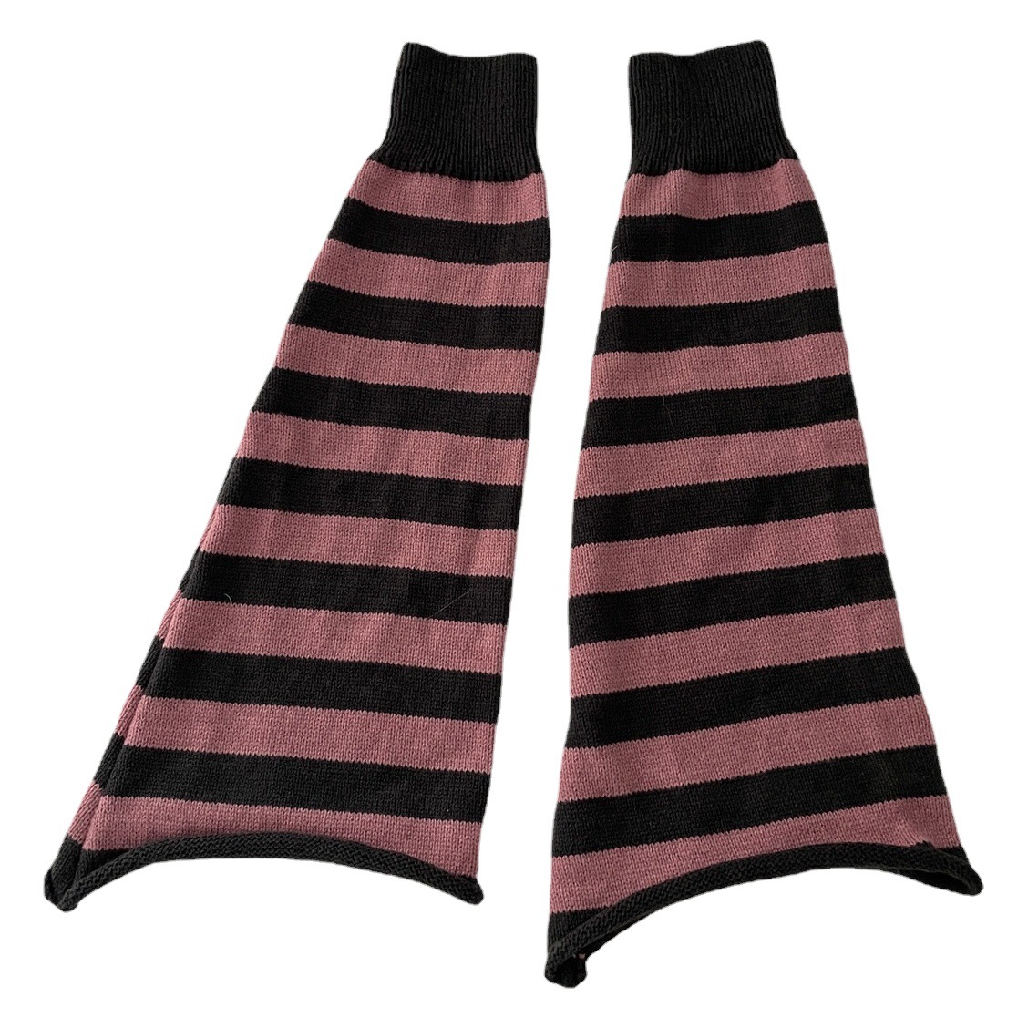 Wide leg socks Millennium culture knitted pile socks jk wide leg striped autumn and winter wide leg calf socks Y2K leg sets