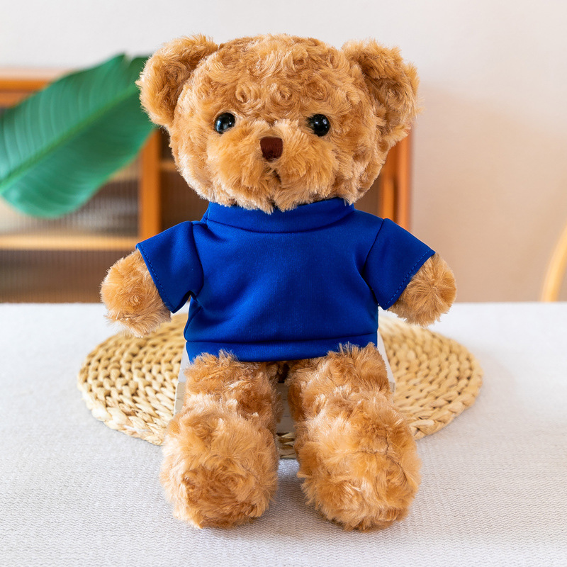 Picture of Wholesale Teddy Bear Dressing Bear Doll Stuffed Toy 4S Store Gift Printed Logo Doll Activities for Children