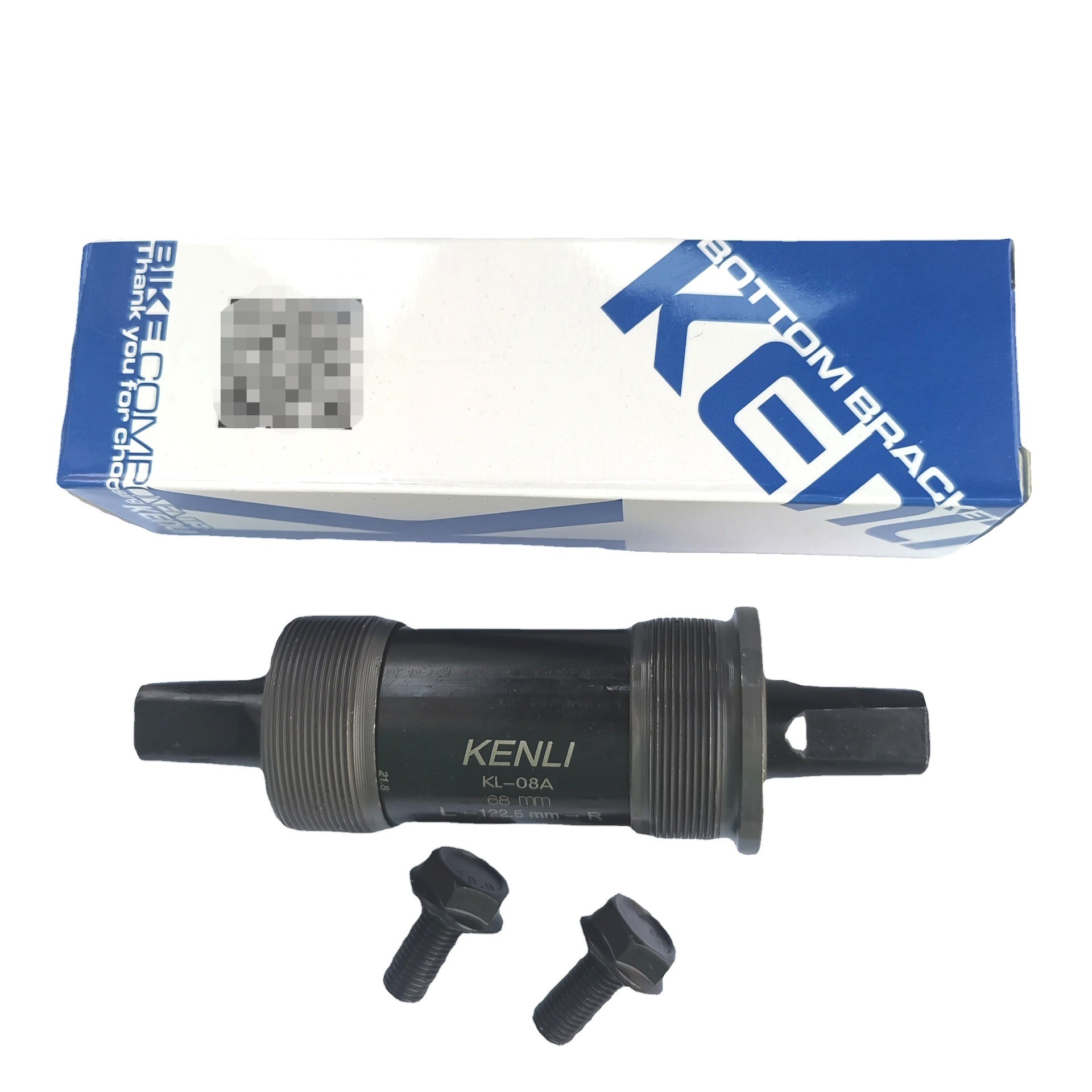 Kenli mountain bike square hole integrated seal/closed bearing center axle variable speed bicycle with screw riding accessories