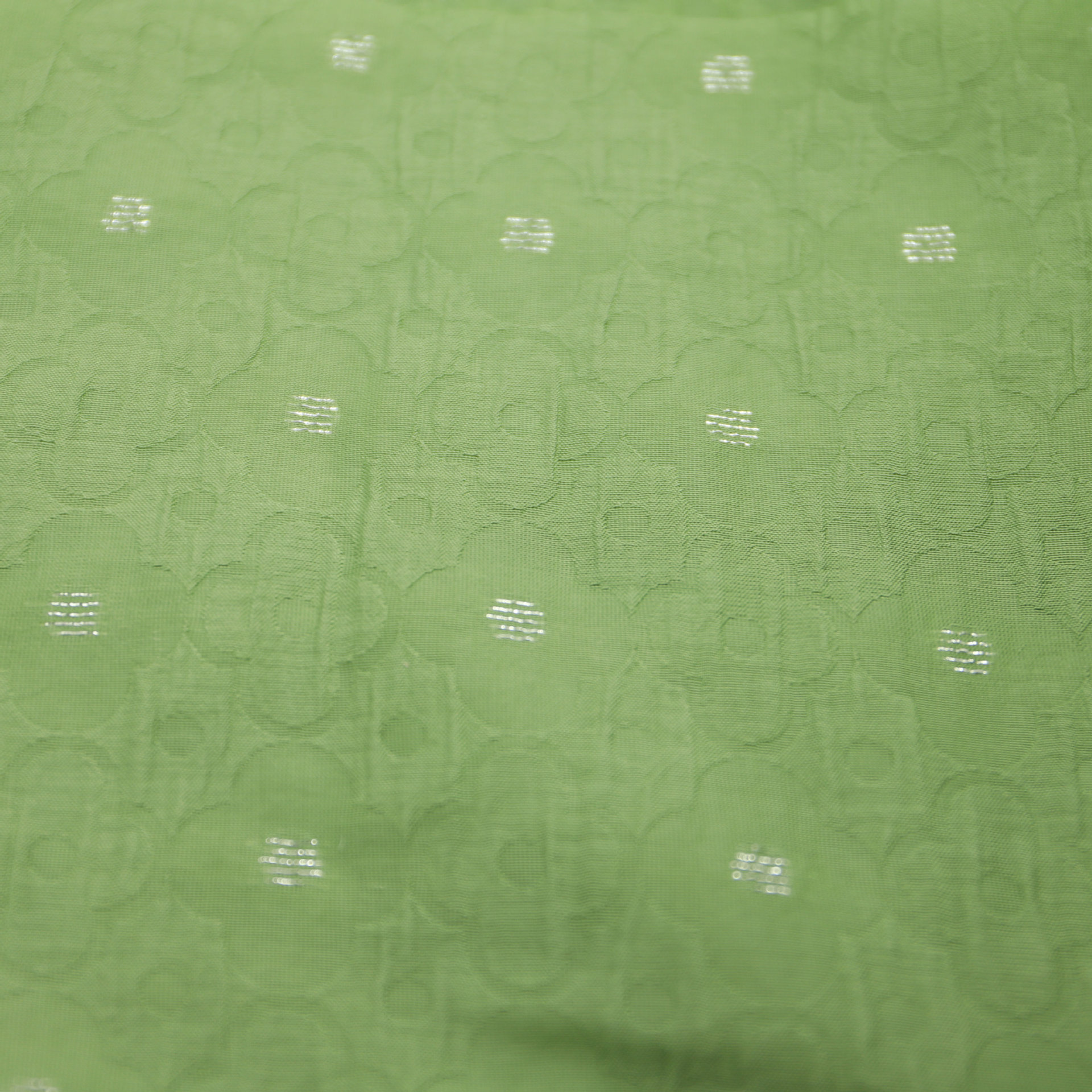 Picture of Nylon Tencel Silver Cut Jacquard Fabric Spring and Summer Micro-transparent Embossed Hanfu New Chinese Style dress Clothing Fabric