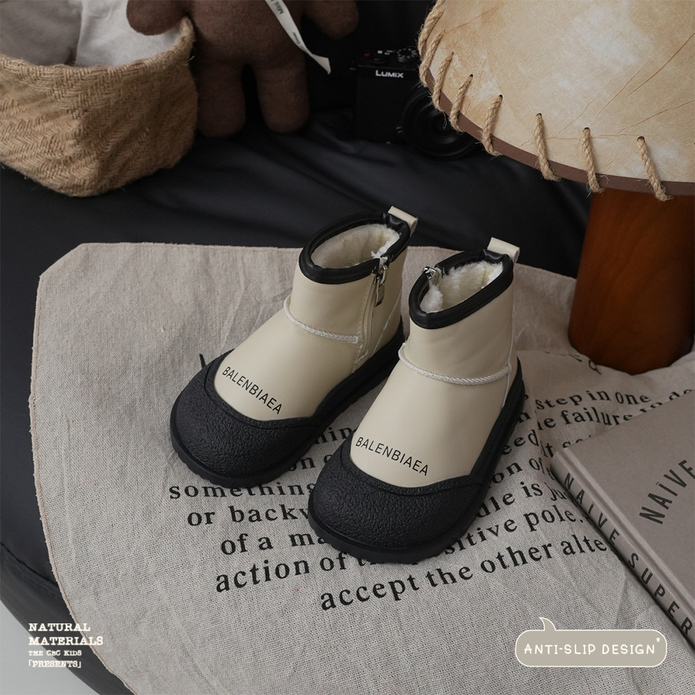Picture of Xshx『Retro Paris』Children's Birkenstock-Style High-Top Snow Boots, Stable, Anti-Kick, Water-Resistant 249031