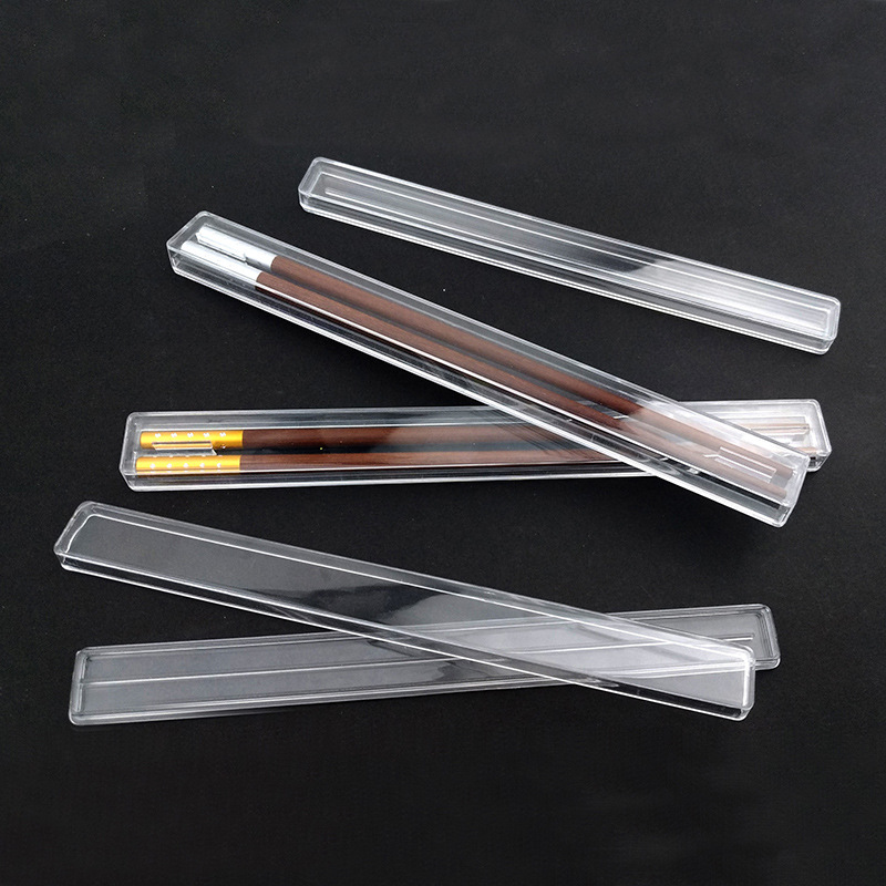Direct Personal Travel Sanitary Tableware Box Transparent Acrylic Chopsticks Box Plastic Chopsticks Box Acrylic Packaging Box