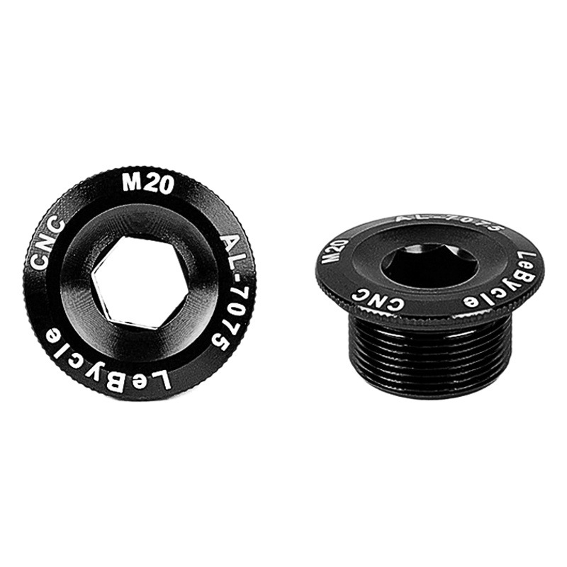 Lebaike Bicycle Crank Cover Screws Universal Integrated Crankset Screws Aluminum Alloy M18 M19 M20