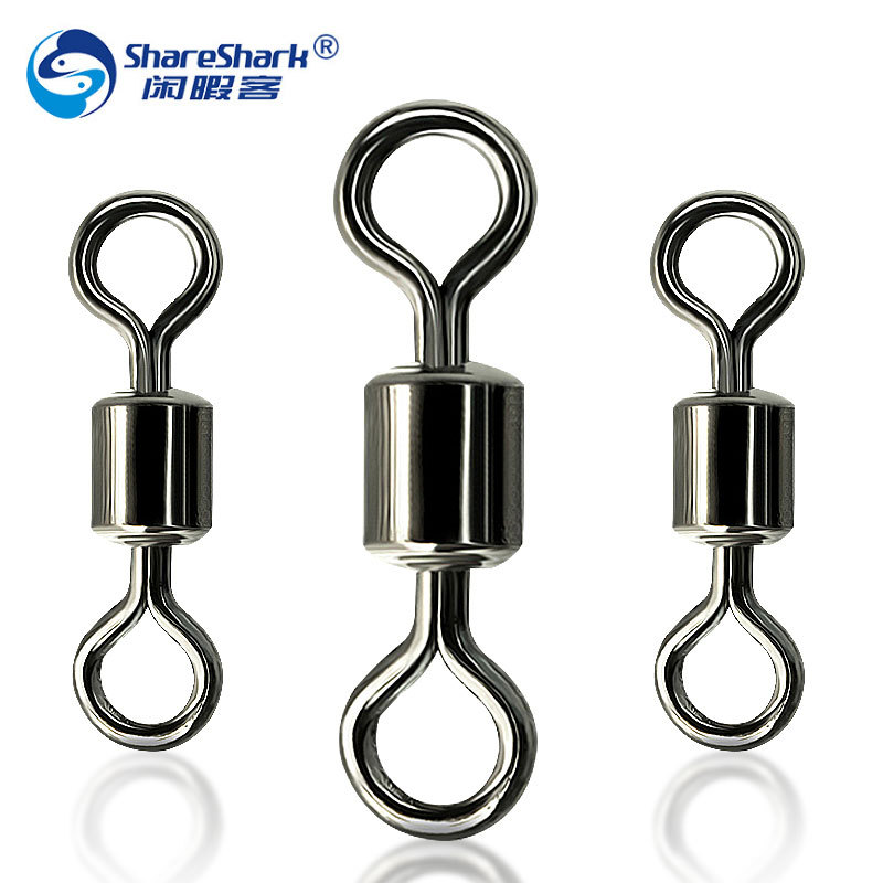 Manufacturer Wholesale Figure Eight Ring American Swivel Connector Fishing Gear Small Accessories Fishing Accessories Supplies