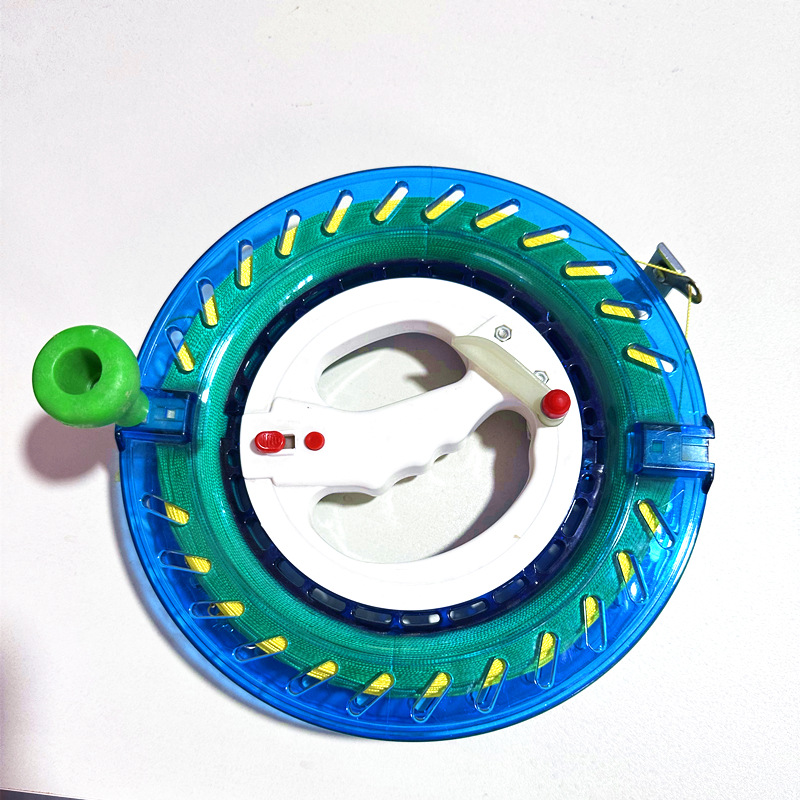 Picture of Kite Reel Crystal Reel Kite Line Wheel Hand-Held Reel Small Red Reel Line Board Flying Reel with Line Wholesale