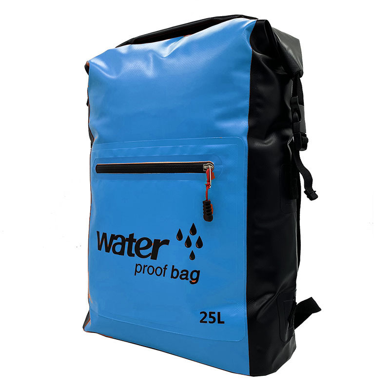 Picture of Outdoor Waterproof Bag Waterproof Bag Dry and Wet Separation Layer Barrel Bag Drift Tracing Bag 25L Storage Bag Secret Text Distribution