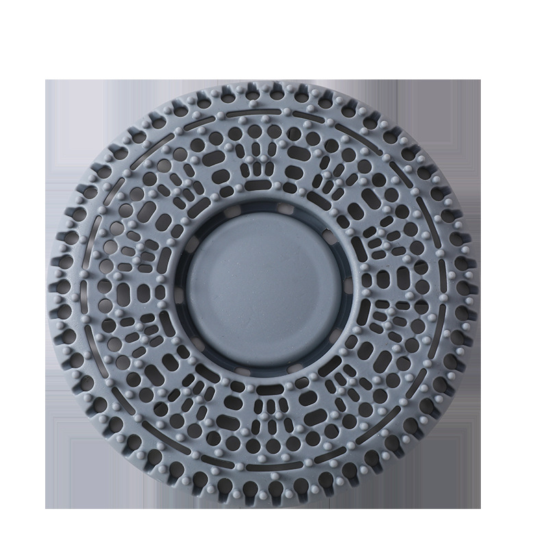 Picture of Sink anti-clogging silicone floor drain cover bathroom drain hair anti-clogging filter sewer filter