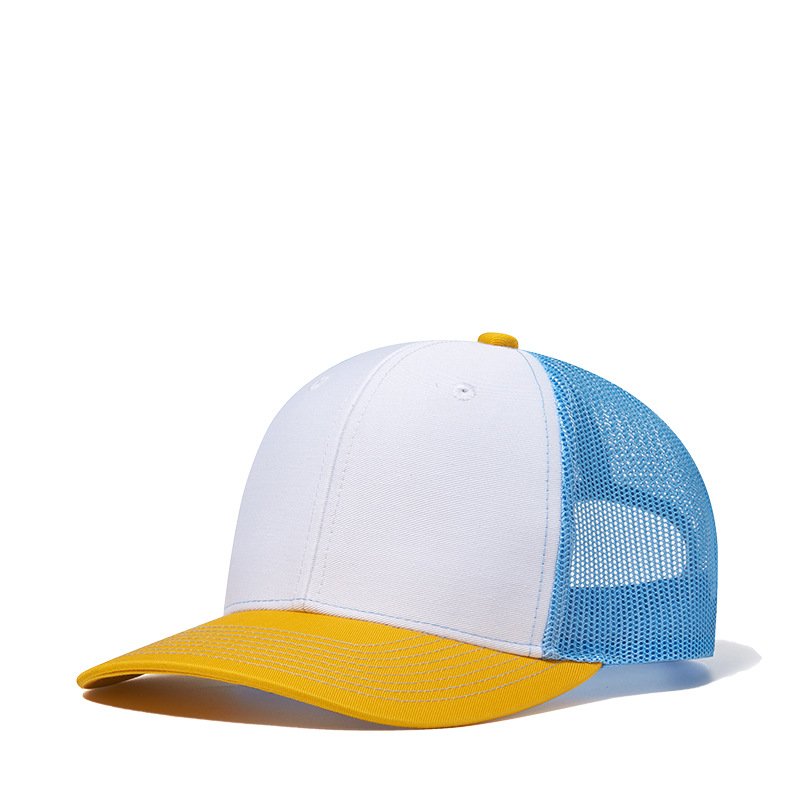 Picture of Wish Micro Bend Hat Rim Truck Hat Men's Outdoor Sun Shading Net Hat Mountaineering Fishing Truck Drivers Hat