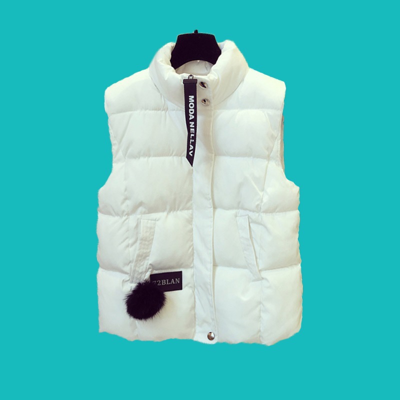 Picture of Thickened New Zipper Vest Jacket Women's Cross-Border Winter New Large Size Western Style Loose Sleeveless Vest Jacket
