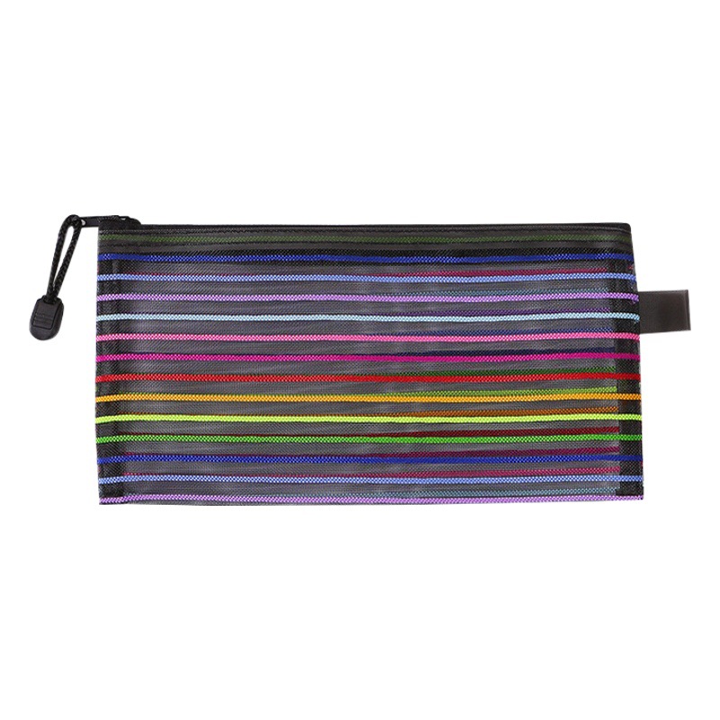 Colorful bill nylon mesh bag wholesale spot examination bag bill bag/student pen bag Ousheng OS211
