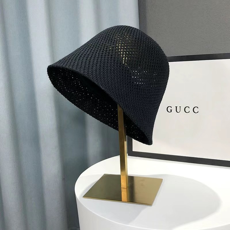 Picture of Fisherman Hat Women's Spring and Summer New Arrival Women's Lace Fashionable Japanese Bucket Hat Simple Sunscreen Hat Showface Small Basin Hat
